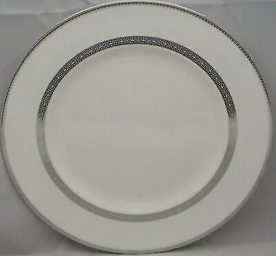 Buy Set Of 4 Vera Wang Vera Lace-Platinum Dinner Plates • 104.19£