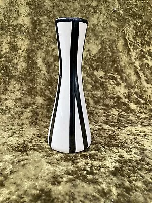 Buy Vintage 50s Style Striped Ceramic Vase Modernist • 3£
