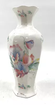 Buy Aynsley Little Sweetheart Vase Bone China Chatsworth Vase Pink Flowers T2750 • 12.99£