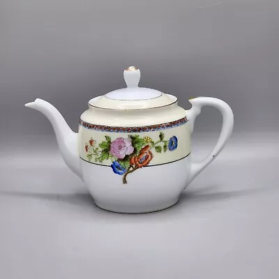 Buy Antique Noritake Handpainted Teapot Made In Japan Floral Gold Rimmed • 28.92£