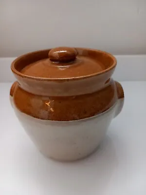 Buy Vintage Govancroft Small Lidded Stoneware Pot • 5.95£