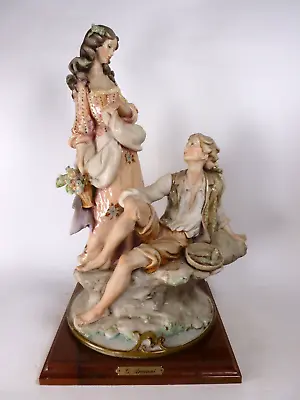 Buy Large Capodimonte Florence Giuseppe Armani Figure - Pair Of Lovers • 69£