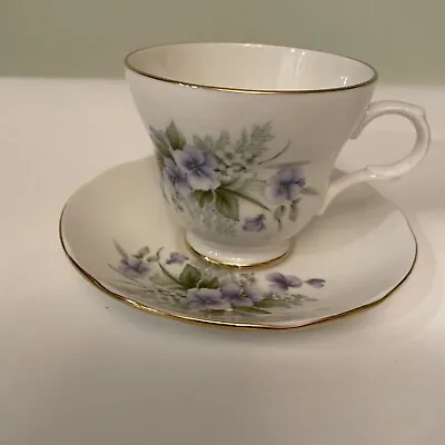 Buy Vintage Crown Trent Staffordshire Fine Bone China, Tea Cup And Saucer England • 38.29£