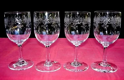 Buy Baccarat Sevigne 4 Wine Glasses Wine Glasses 14cm 14cm Bass Crystal • 154.87£