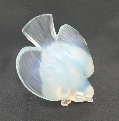 Buy Vintage Sabino France Art Glass Bird Wings Up Feeding  In Mint Condition Signed • 48.18£