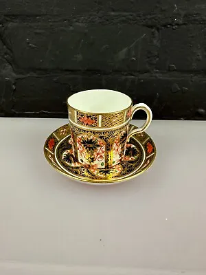 Buy Royal Crown Derby Old Imari 1128 Coffee Cup And Saucer Dated 1954 -1965 • 24.99£