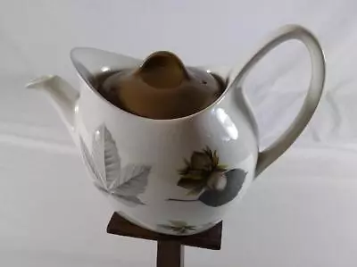 Buy Midwinter - Nuts In May China Teapot, White, Decorated With Leaves And Nuts • 25£