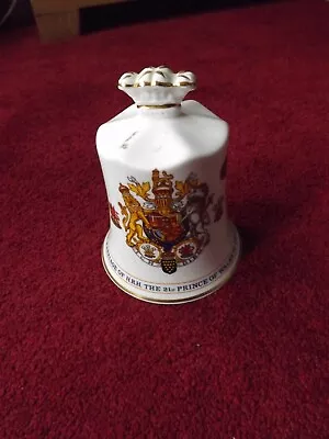 Buy Aynsley Fine Bone China Bell Celebrating The Wedding Of Charles & Diana (HC1901) • 3£