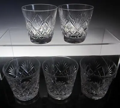 Buy Webb Corbett Crystal  Juno  Set Of Five Whisky Glasses • 34.99£
