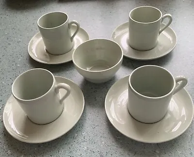 Buy Spode ‘Flemish Green’ Espresso Coffee Cups & Saucers X Four + A Sugar Bowl 🌹 • 11.99£
