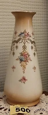 Buy Antique Crown Devon Fielding Blush Ivory Vase © 1913 • 7£