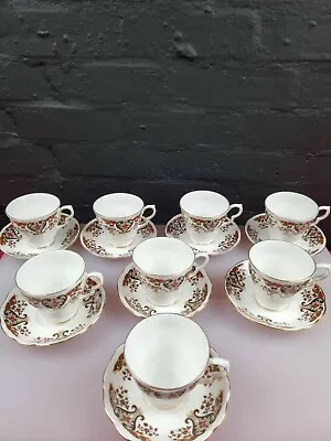 Buy 8 X Colclough Royale Tea Cups And 7 X Saucers Set • 24.99£