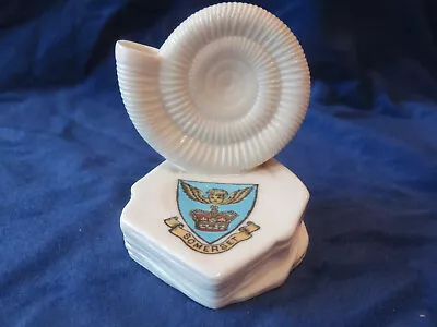 Buy Goss Crested China Whitby Ammonite - Somerset • 4.50£