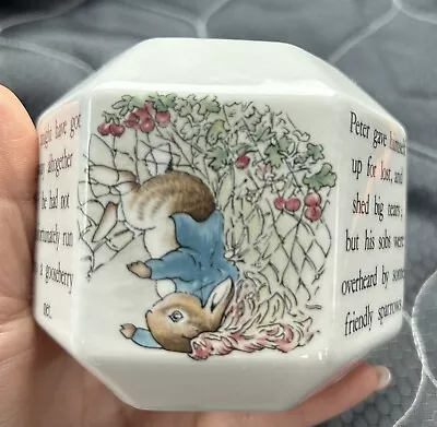 Buy WEDGWOOD Beatrix Potter Peter Rabbit Ceramic  Money Box • 10.50£