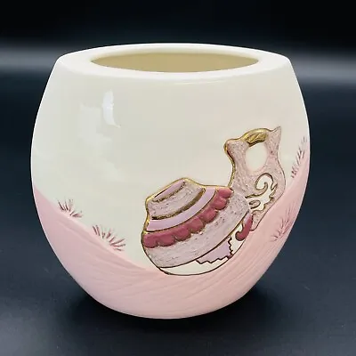 Buy Art Pottery Vase Pink Native American Signed T. Molder 5.75” • 18.96£