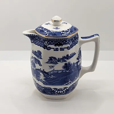 Buy Wade Ceramic Milk Jug For Ringtons, Blue Willow Pattern, Vintage 1990s • 16£