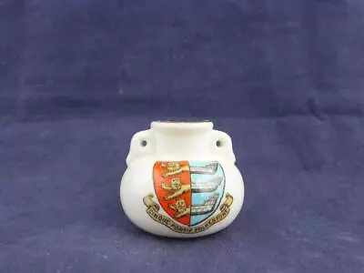 Buy Vintage Goss Crested Ware Roman Vase Folkestone. • 7.96£