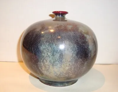Buy Antique Bernard Moore Flambe Crystalline Glaze Vase Arts & Crafts • 145£