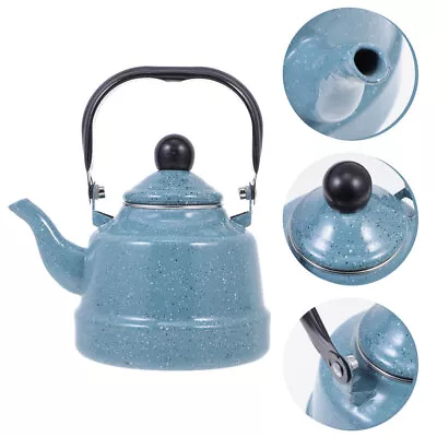Buy Enamel Kettle Water Pot Kitchen Teapot Large Restaurant • 36.29£