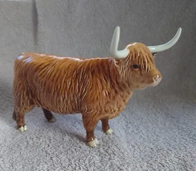 Buy Beswick Highland Cattle Cow,  Porcelain Figure Vintage Ornament • 90£
