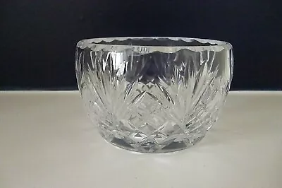 Buy Quality Vintage Cut Glass Sugar Bowl -  6 High  X 9.5 Cm Wide - 314 Grams - VGC • 7.99£