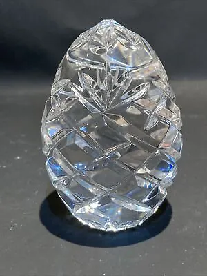 Buy Vintage Rogaska Lead Crystal Egg Shaped Paperweight. Yugoslavia. Cut Glass. • 14.99£