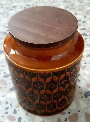 Buy HORNSEA POTTERY Heirloom Blank Canister Storage Jar With Wooden Lid Blank • 10£