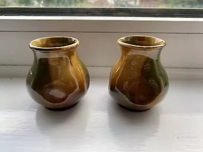 Buy Dunmore Pottery Dimple Vases Matching Pair • 150£