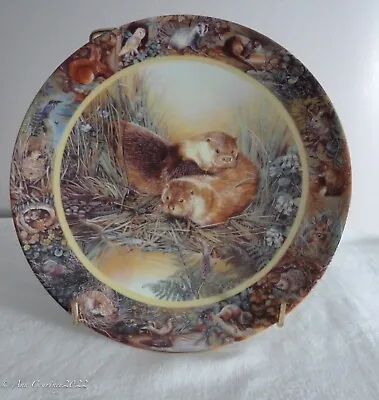 Buy Otters Collectible Plate By Davenport Pottery  Norma Carter No 3766C Ltd Edit • 7.50£
