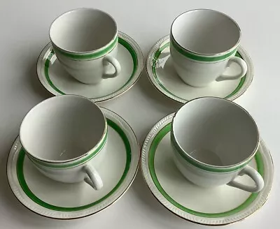 Buy Vintage Royal Alma Cups And Saucers X Four - Circa 1950s - Good Used Condition • 8£