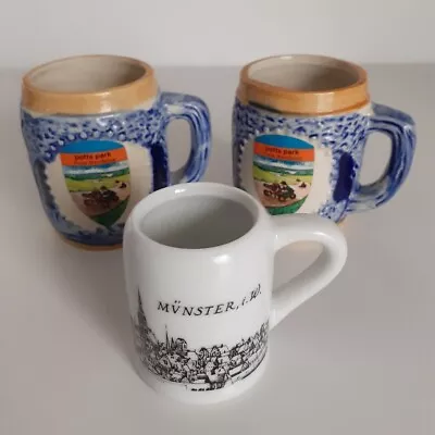 Buy Vintage Royal Bavarian Porcelain & German Ceramic Souvenir Beer Steins Bundle • 16£