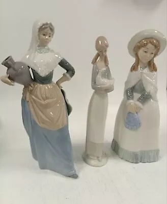 Buy Lladro Figurine Bundle Porcelain X3 Ladies Dresses Various Styles • 9.99£