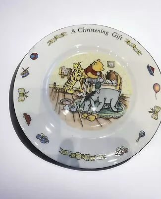 Buy Disney Royal Doulton - Winnie The Pooh Christening Plate • 8£