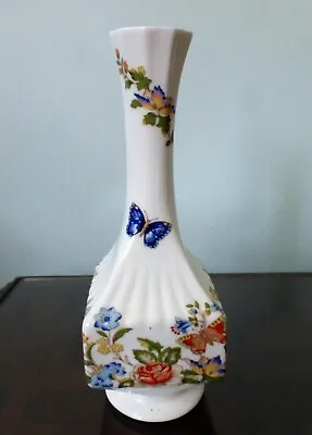 Buy Vintage Aynsley Fine English Bone China Vase – Cottage Garden - Bud Vase • 4.75£