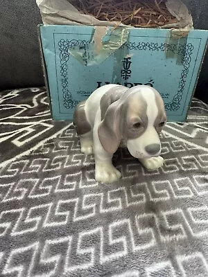 Buy Lladro 1071 Sad Beagle Dog, Model No. 1071 Porcelain Figurine / Vintage • 7£