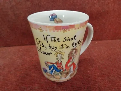 Buy * JOHNSONS BORN TO SHOP If The Shoe Fits Buy It In Every Colour MUG FREE UK POST • 10.99£