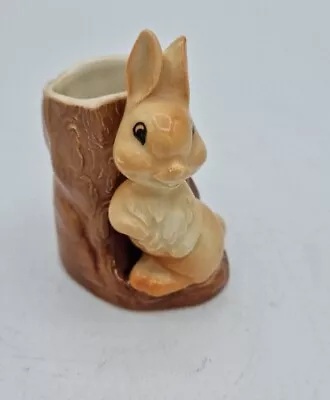 Buy Vintage Hornsea Pottery Hoppy Bunny Rabbit Royal Fauna Small Vase Easter Gift  • 9.99£