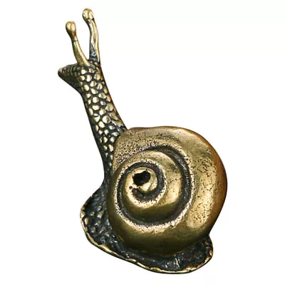 Buy  Pure Copper Snail Ornaments Metal Desktop Rustic Art Objects Glass • 8.89£
