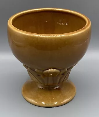 Buy Haeger Art Pottery #217 Pumpkin Harvest Gold Pedestal Planter/Vase - VTG • 22.72£