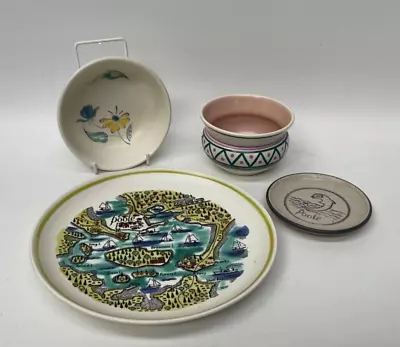 Buy Job Lot Of Vintage Poole Pottery Bowls And Plates • 9.99£