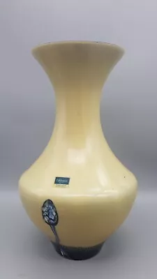 Buy Vintage CAITHNESS Glass Ebony Collection Chinese Sand Vase, 17.5cm High Labelled • 17.50£