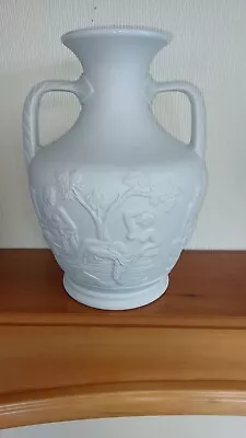 Buy Portmeirion Parian Ware High Relief Large Urn/Vase  11 Inches Tall • 44.99£