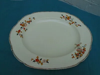 Buy Vintage Alfred Meakin Royal Marigold Delicia Serving Platter C1937 • 16£