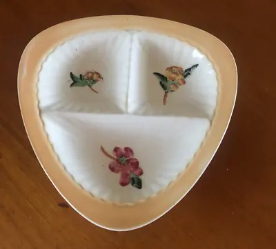 Buy Vintage Shorter And Sons Staffordshire Floral Triangular Serving Dish Art Deco • 9.99£