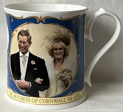 Buy Aynsley Bone China Mug, Wedding Of Prince Charles And Camilla 9th April 2005. • 8£