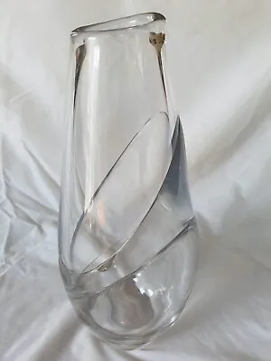 Buy Stunning Orrefors Large Glass Vase • 100£