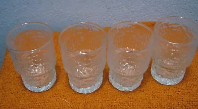 Buy 4 Vintage Stacking Ravenhead Siesta Tumbler Glasses Ice Bark Glacier 175ml • 12£