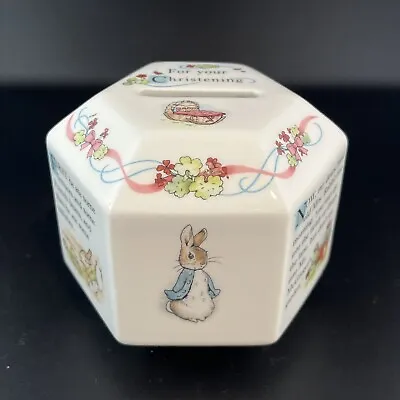Buy Wedgwood Peter Rabbit Christening Money Box • 3.99£