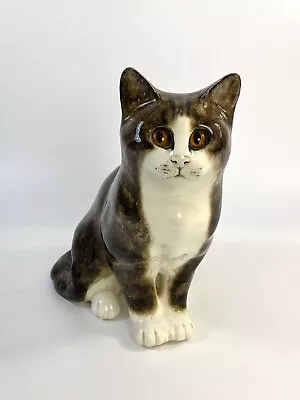 Buy Vintage Winstanley Mike Hinton Brown & White Tabby Cat Figurine 28cm • 5.99£