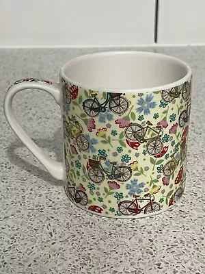 Buy Queens China Mug  The Caravan Trail - Free Spirit Bicycle  Made In England • 14.99£